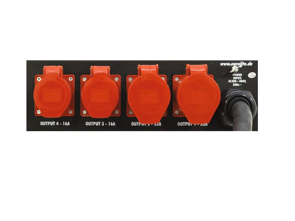 Eurolite SB-1200 - Uitgangen detail