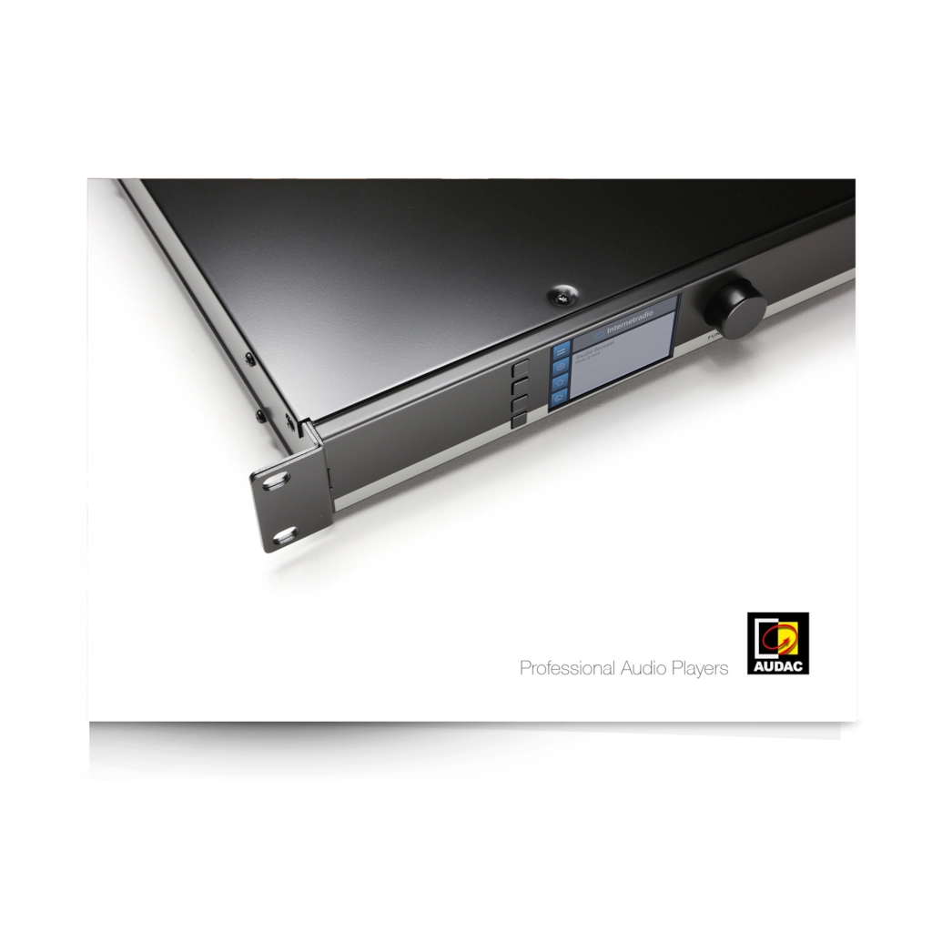 AUDAC - PROMO5216 - Professional Audio Players catalogue V3.0