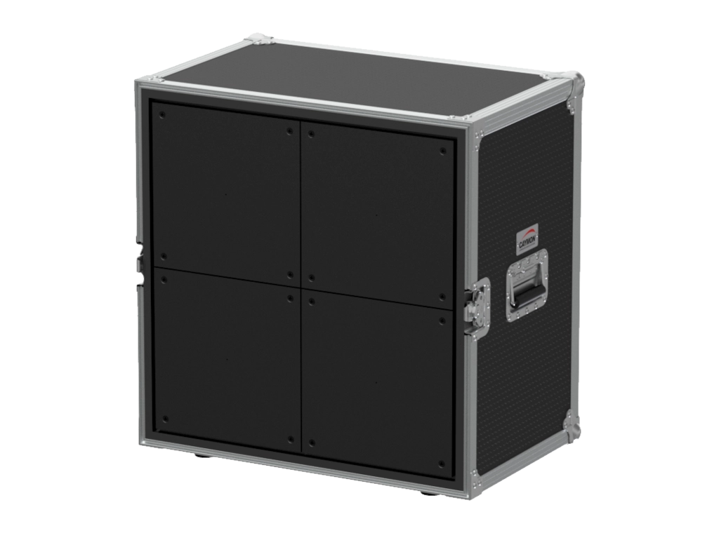 AUDAC - PROMO5321 - Demo flightcase for 4 x ceiling/in-wall loudspeakers