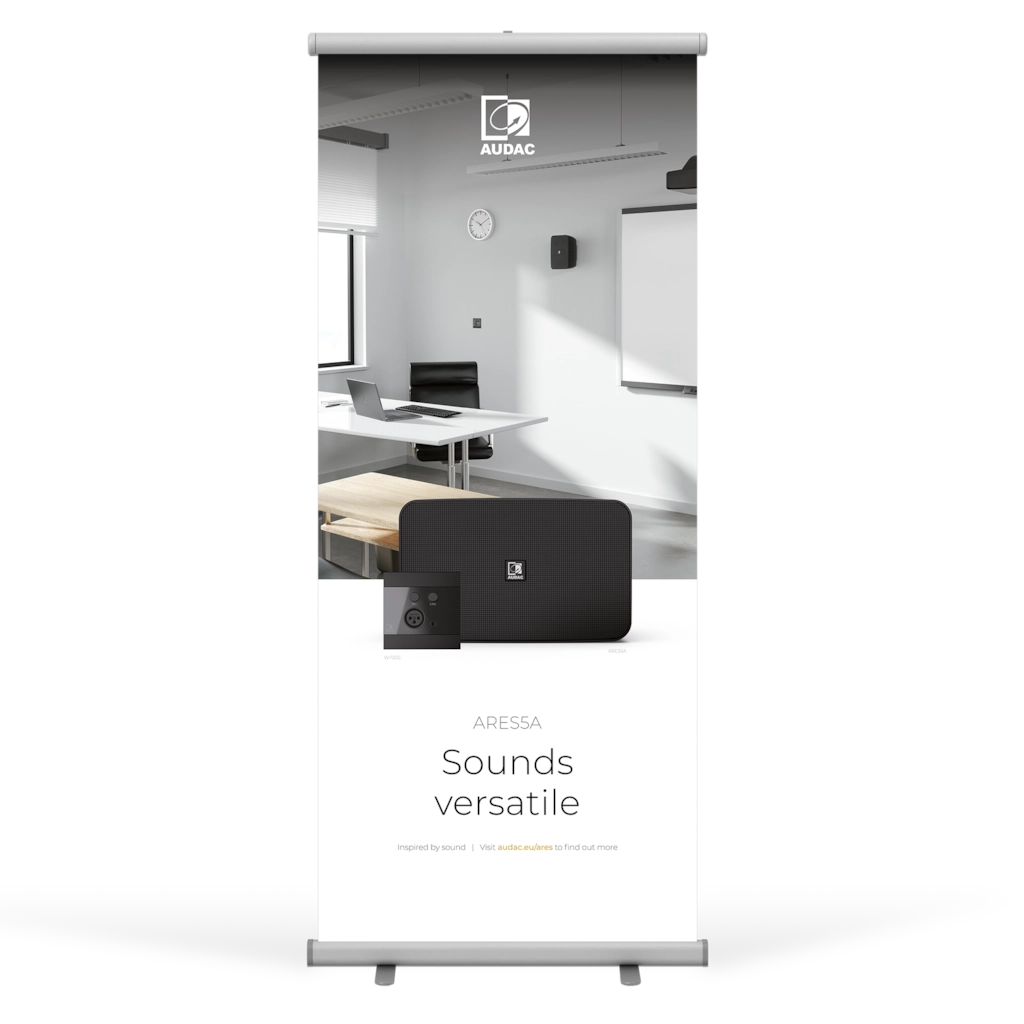 AUDAC - PROMO5330 - AUDAC ARES5A roll-up display