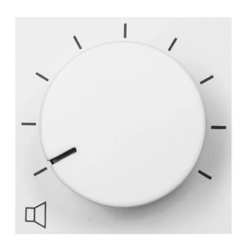 AUDAC - VC3036/W - 100V volume controller 36W  45 x 45 mm - White version