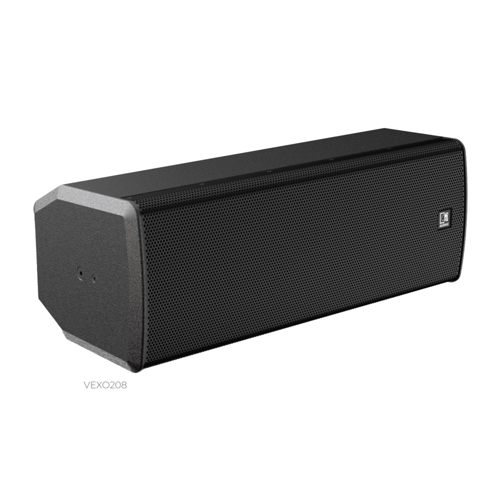 AUDAC - VEXO208/B - Compact 8” high performance 3-way loudspeaker - Black version - 4 Ω
