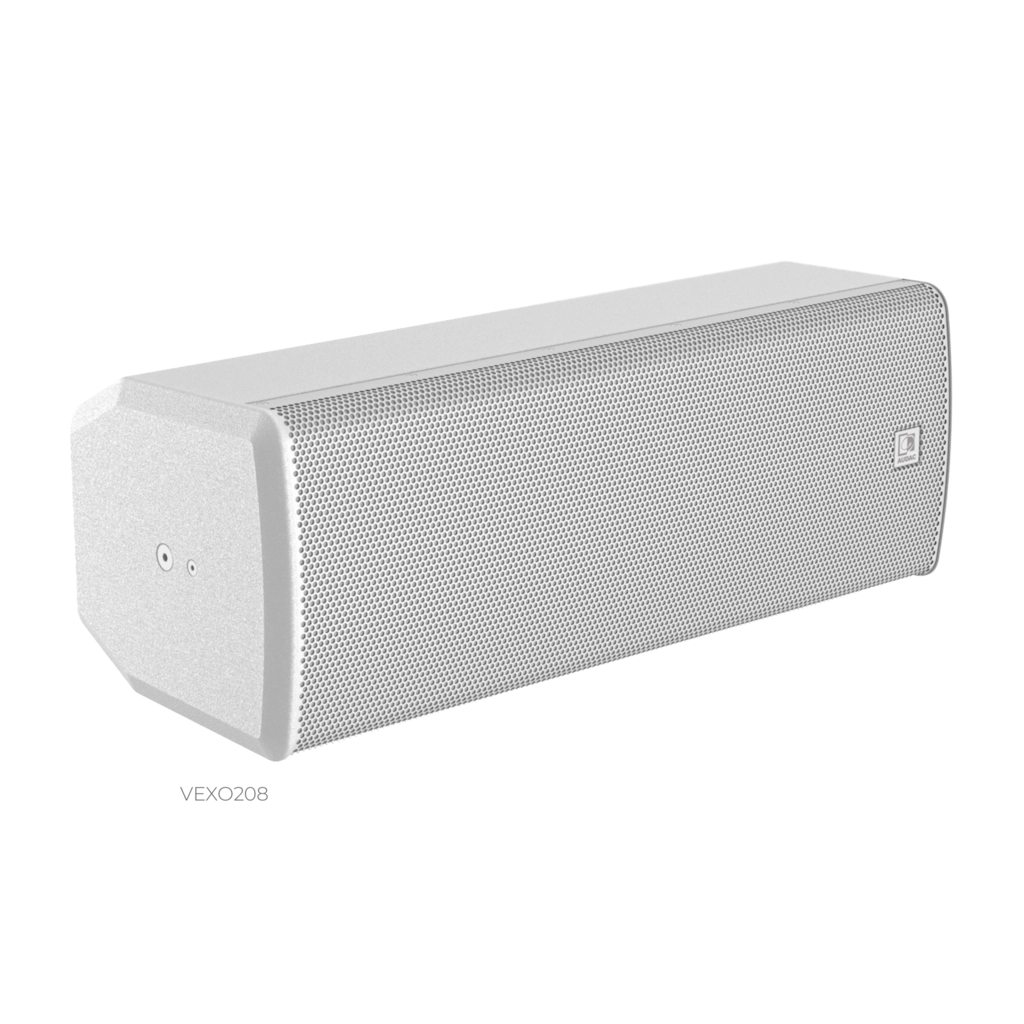 AUDAC - VEXO208/W - Compact 8” high performance 3-way loudspeaker - White version - 4 Ω