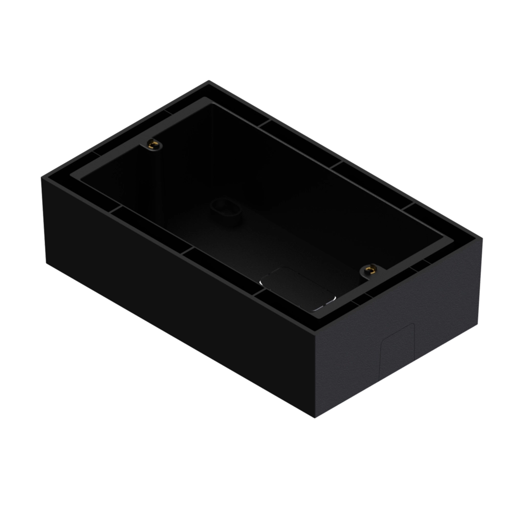 AUDAC - WB50/B - Wall box for DW5065/WP523/MWX65 - Surface mount box for audac wallpanel - black