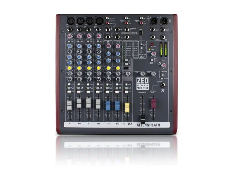 Mengpaneel Allen & Heath ZED60-10fx