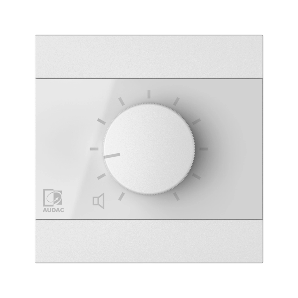 AUDAC - WP200/W - Remote volume controller - White version - EU-style standard