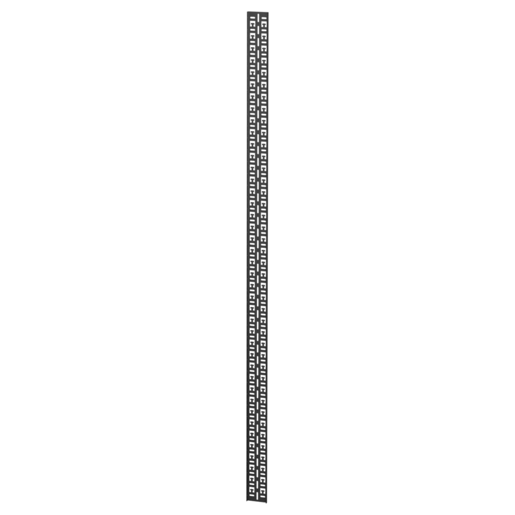 CAYMON - BCO442/B - Cable tray - 42HE - Black version - Sold in pairs