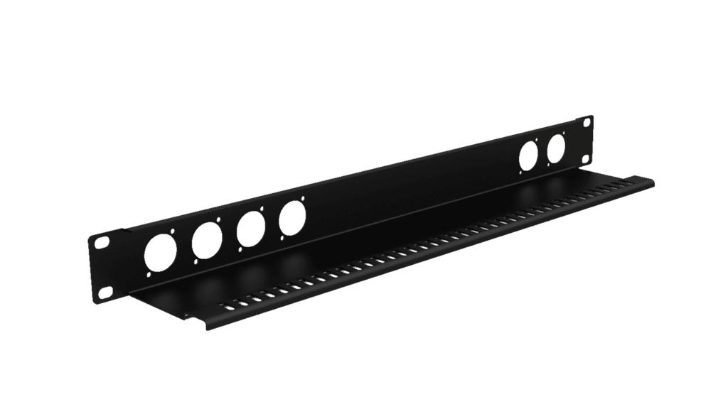 CAYMON - BP106T - 19" blind panel with tension relief - 1HE - 6x D-size