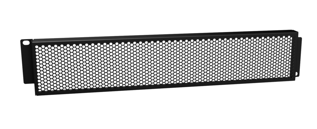 CAYMON - BSG02H - 19” grill security panel - 2HE - with hexagonal perforation