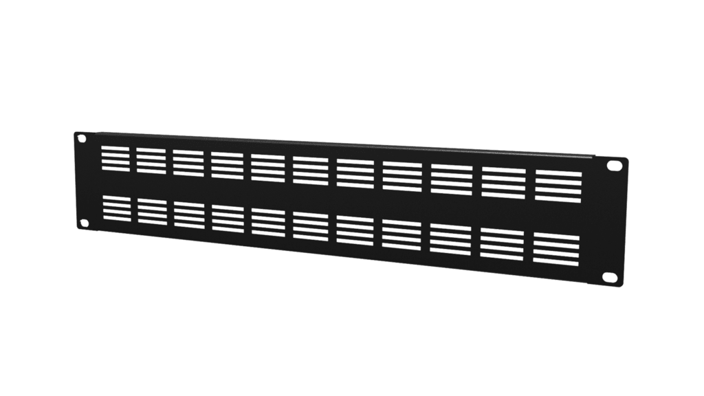 CAYMON - BSV02 - 19" ventilated blind panel - 2 units