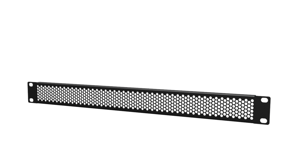 CAYMON - BSV01H - 19" ventilated blind panel with hexagonal perforation - 1 unit