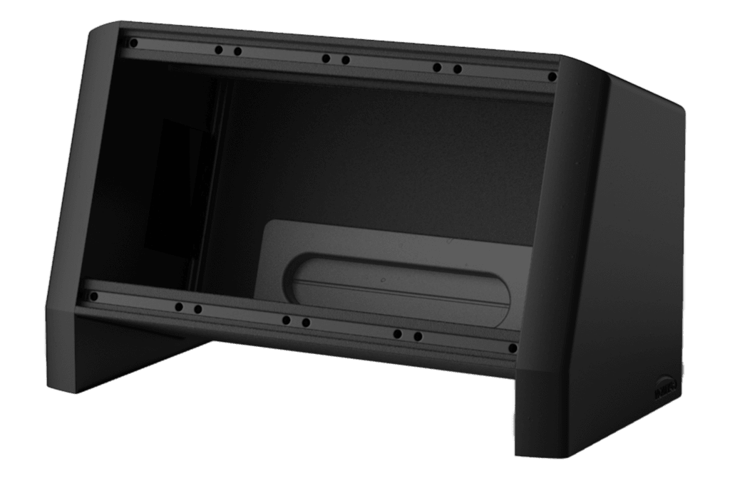 CAYMON - CASY014G/B - CASY On-Table Chassis - 4 space - With grommet - Black version