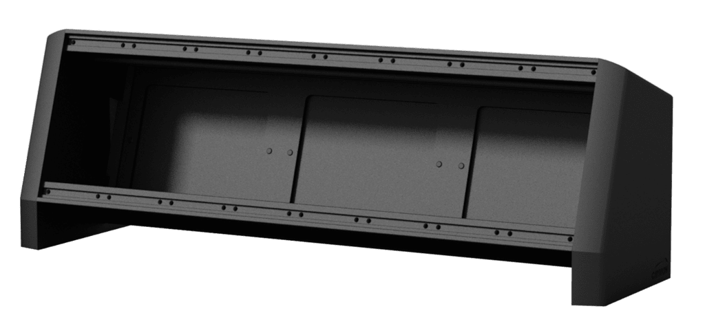 CAYMON - CASY018/B - CASY On-Table Chassis - 8 space - Black