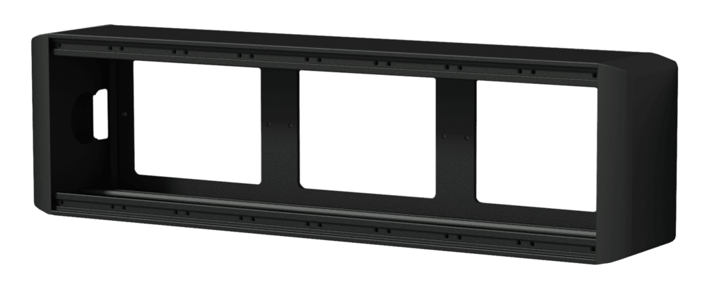 CAYMON - CASY038/B - CASY on-wall chassis - 8 space - Black