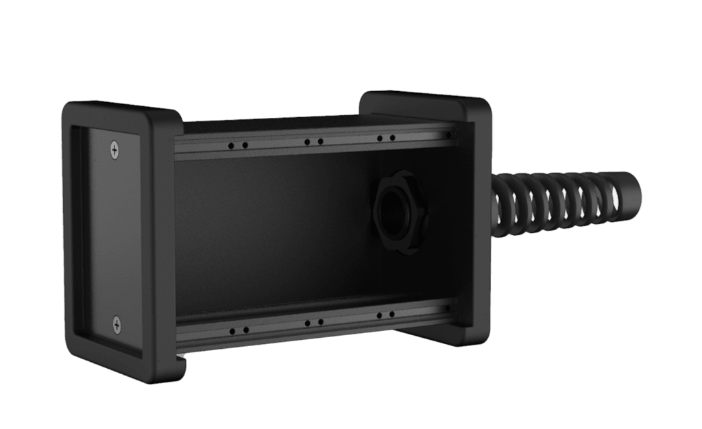 CAYMON - CASY044S/B - CASY stage box  - 4 space - With shock bumper - Black version