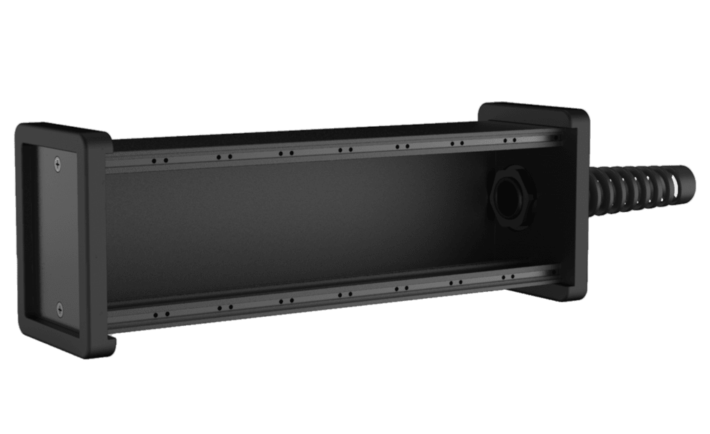 CAYMON - CASY048S/B - CASY stage box  - 8 space - With shock bumper - Black version
