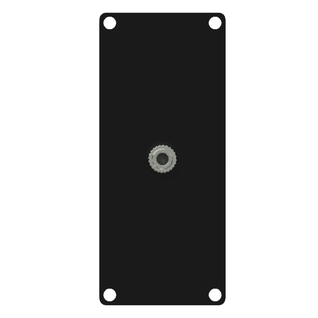 CAYMON - CASY135/B - CASY 1 space with female 3.5mm jack's  - Black version