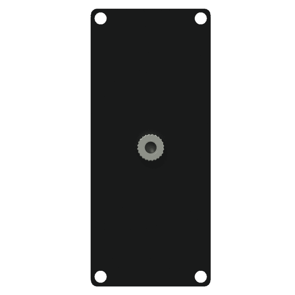 CAYMON - CASY136/B - CASY 1 space with 3.5mm jack to 3-pin terminal block - Black