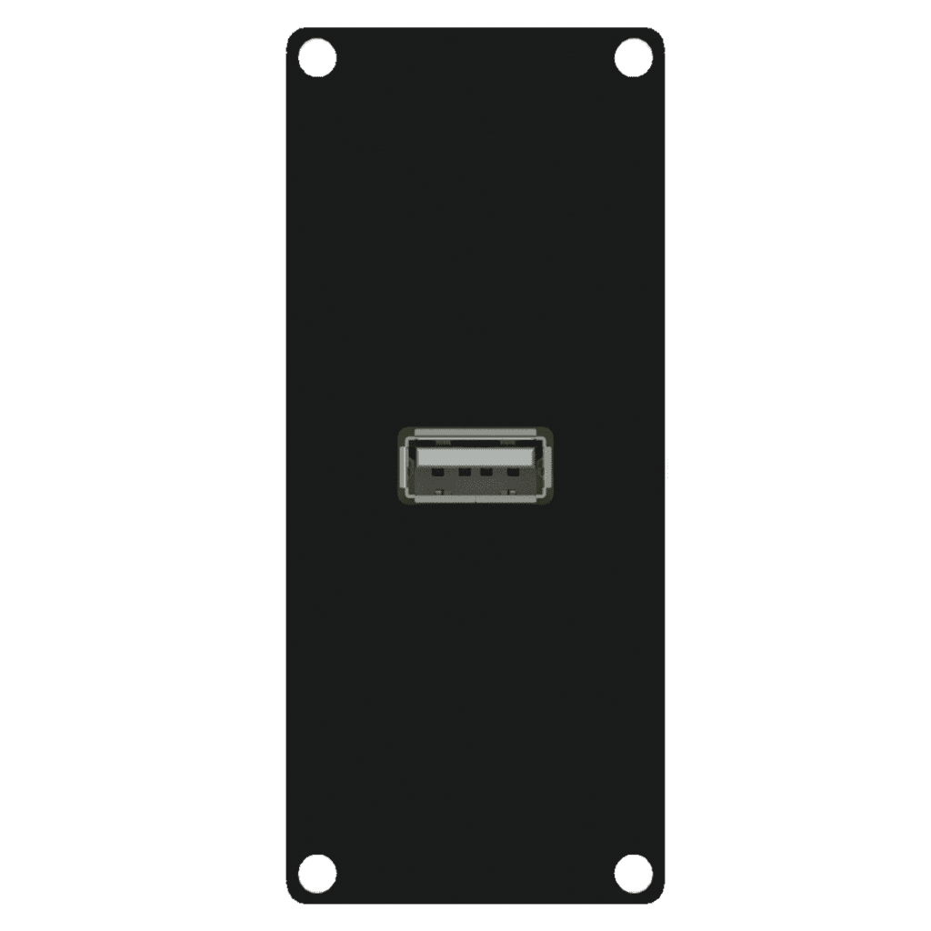 CAYMON - CASY161/B - CASY 1 space USB 2.0 a gender - Black version