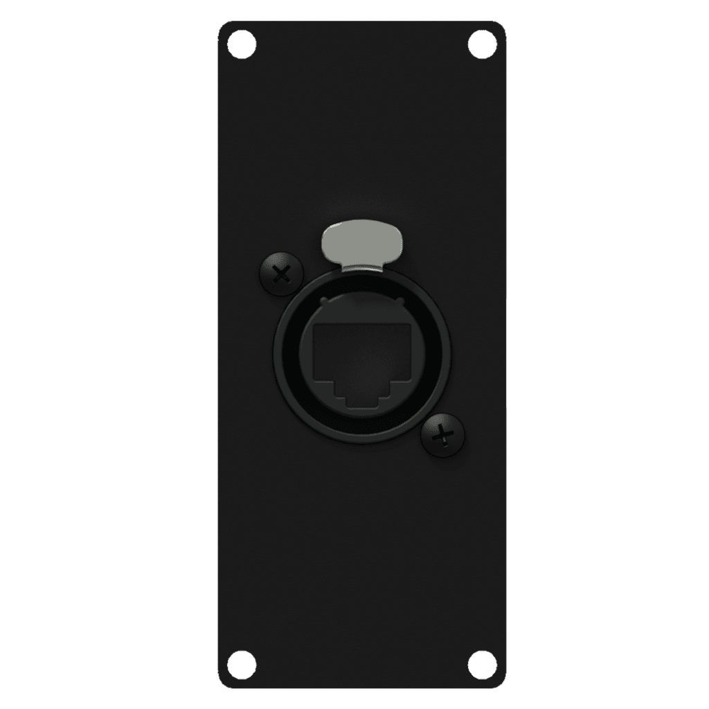 CAYMON - CASY167/B - CASY 1 space EtherCON to RJ-45 - Black version