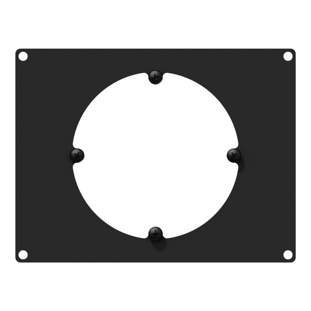 CAYMON - CASY304/B - CASY 3 space module with 60mm hole for wall panel - Black version