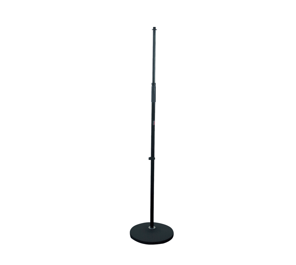 CAYMON - CST201/B - Straight microphone stand - Black version