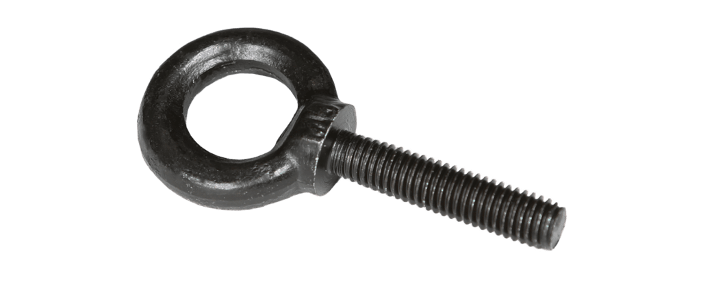 CAYMON - FLY060S/B - M6 eye-bolt set - 30mm thread - 70kg working load - 4 pcs set - black