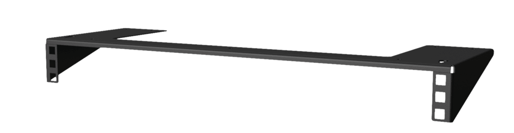 CAYMON - ID110/B - 19" under desk mount bracket - 1 unit - Black