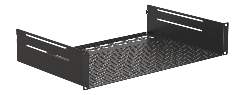CAYMON - IS220/B - 19” standard shelf - 2HE - Black version
