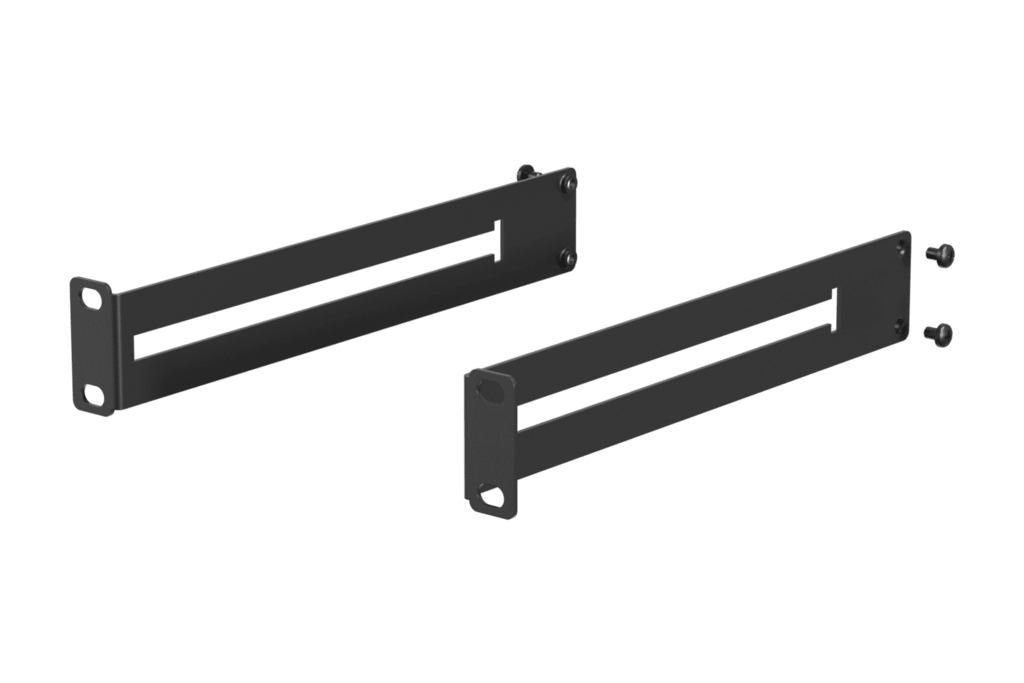 CAYMON - IS2S/B - Rear support bracket for ISx20 series rack shelves (pair) - Black version - Pair