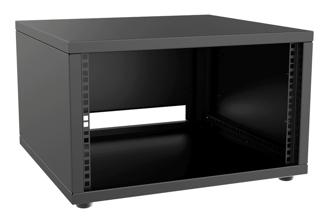 CAYMON - PR206/B - 19” rack cabinet - 6 units - 500mm depth - Black