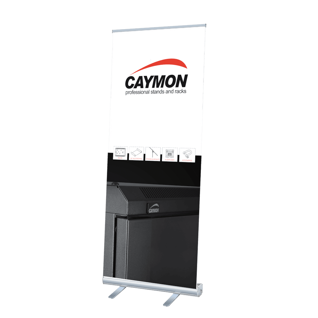 CAYMON - PROMO4092 - CAYMON roll-up display stand  200 x 85 cm