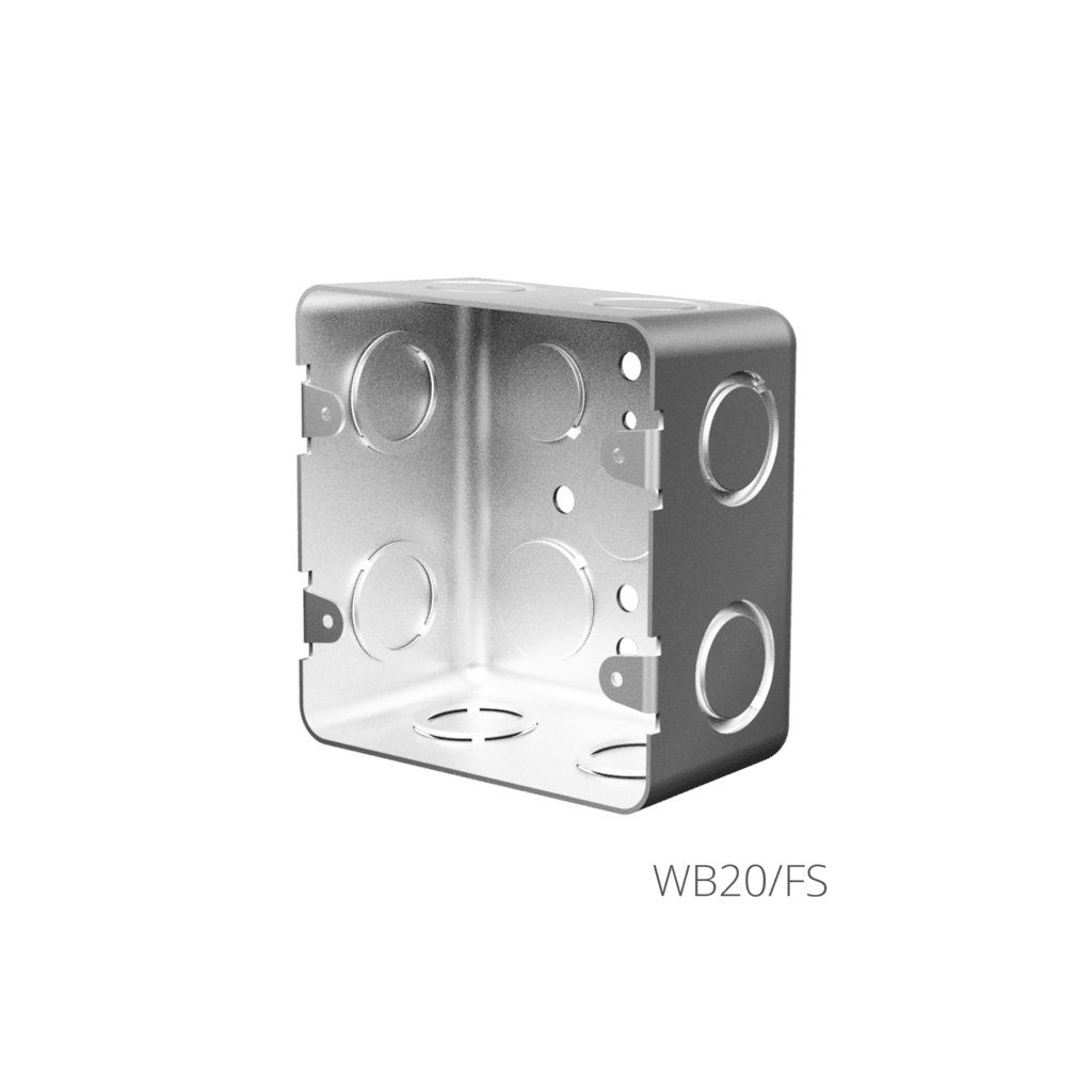 CAYMON - WB20/FS - Flush mount boxes for CASY052 - Flush mount box for CASY052 - Solid wall