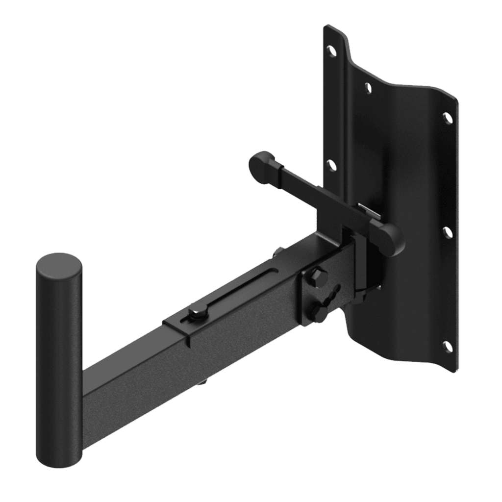 CAYMON - WLB35/B - Speaker wall mount bracket - 35mm pole - 350mm - Black version
