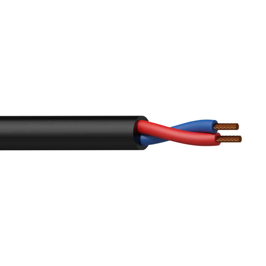 PROCAB-avit - BLS215/1 - Loudspeaker cable - 2 x 1.5 mm² - 16 AWG - CCA - 100 meter - black