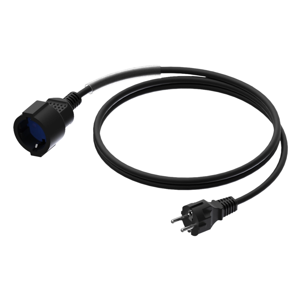 PROCAB-rental - CAB475/3-G - Power cable - schuko male - schuko female - German - 3 x 1.5 mm² - German - 3 meter