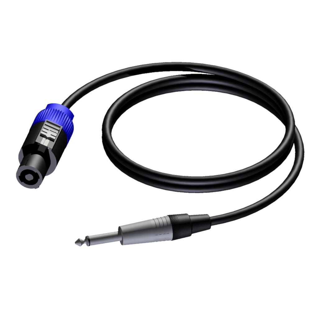 PROCAB-rental - CAB592/10 - Loudspeaker cable - speaker female - 6.3 mm Jack male - 10 meter