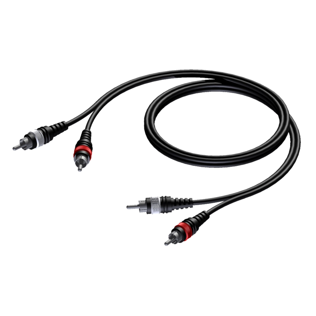 PROCAB-rental - CAB800/10 - 2 x RCA/Cinch male - 2x RCA/Cinch male - 10 meter