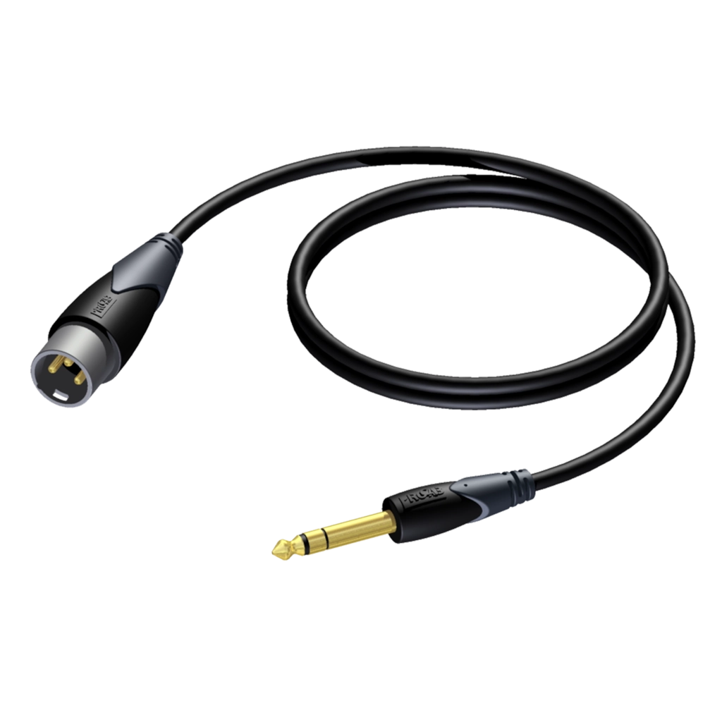 PROCAB-avit - CLA724/1.5 - XLR male - 6.3 mm Jack male stereo - 1,5 meter