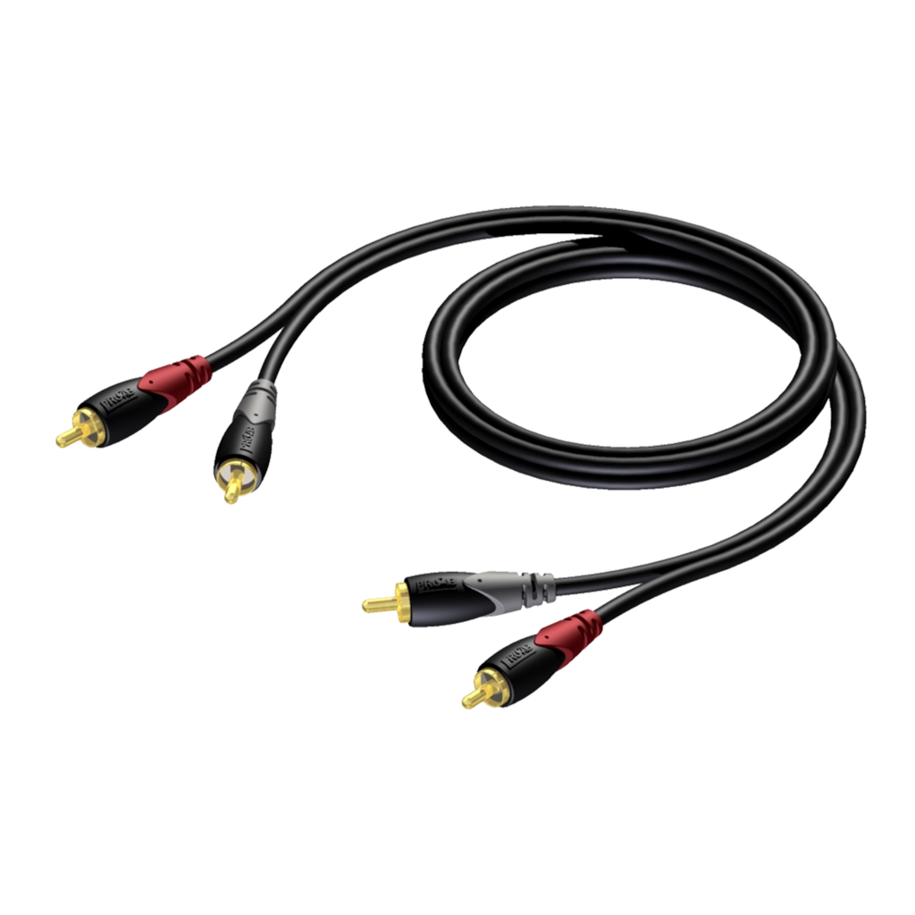 PROCAB-avit - CLA800/0.5 - 2 x RCA/Cinch male - 2x RCA/Cinch male - 0,5 meter