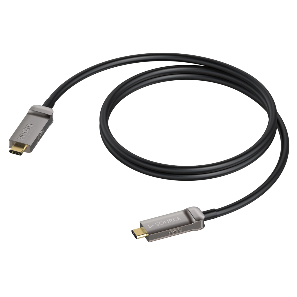 PROCAB-avit - CLD635A/10 - USB Type-C - USB Type-C - Active optical - 4K@60 Hz Displayport 1.2 Alt - 10 meter