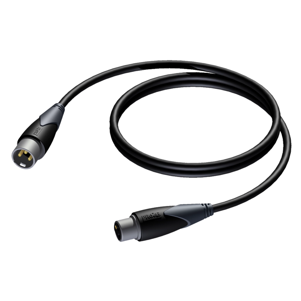 PROCAB-avit - CLD953/3 - DMX AES/ EBU cable -XLR male - XLR female - 3 meter