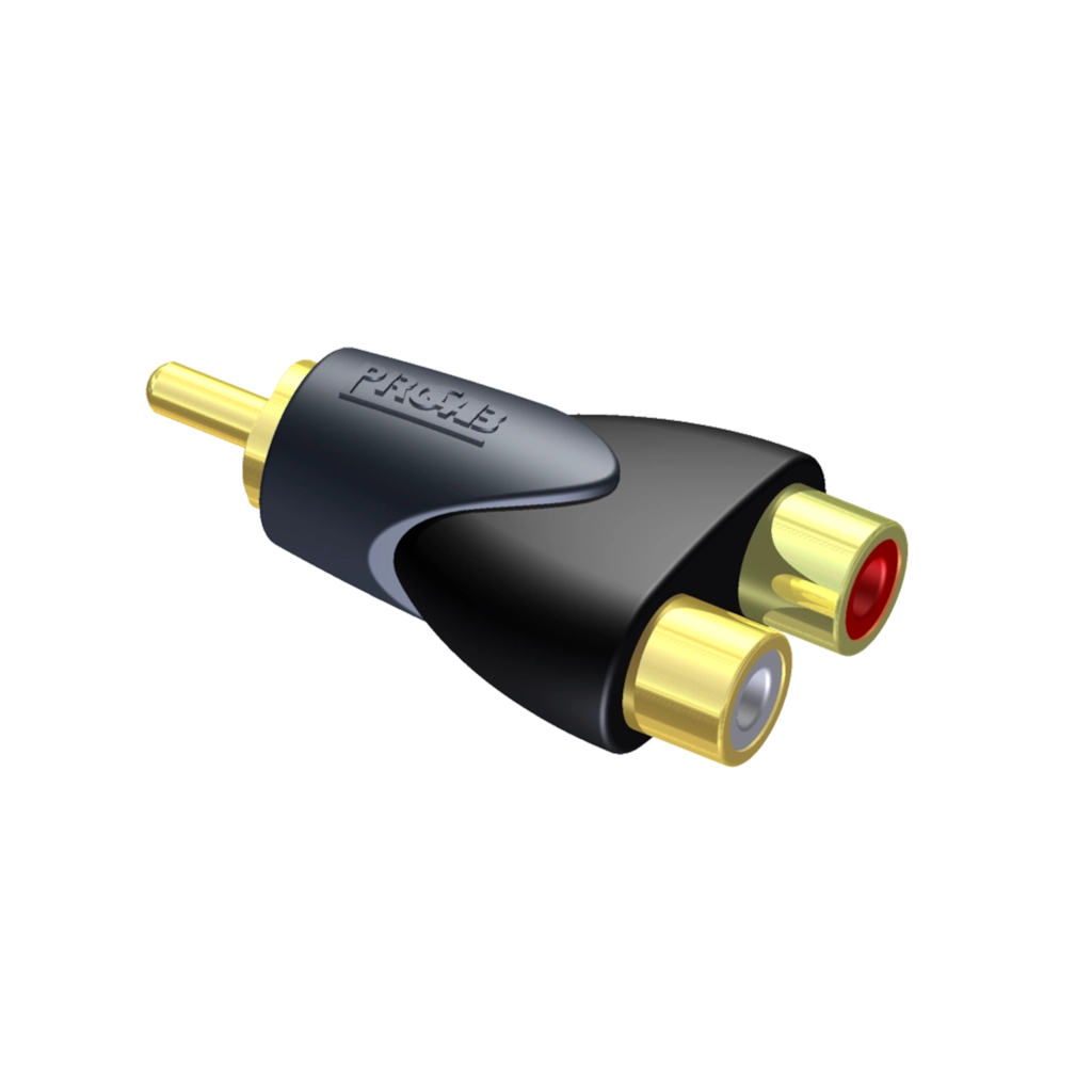 PROCAB-rental - CLP106 - Adapter - 2 x RCA/Cinch female - RCA/Cinch male
