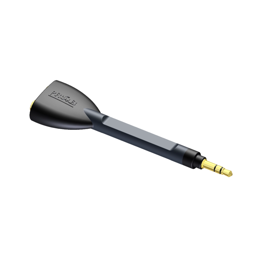 PROCAB-rental - CLP209 - Adapter - 2 x 3.5 mm Jack female stereo - 3.5 mm Jack male stereo - flexible