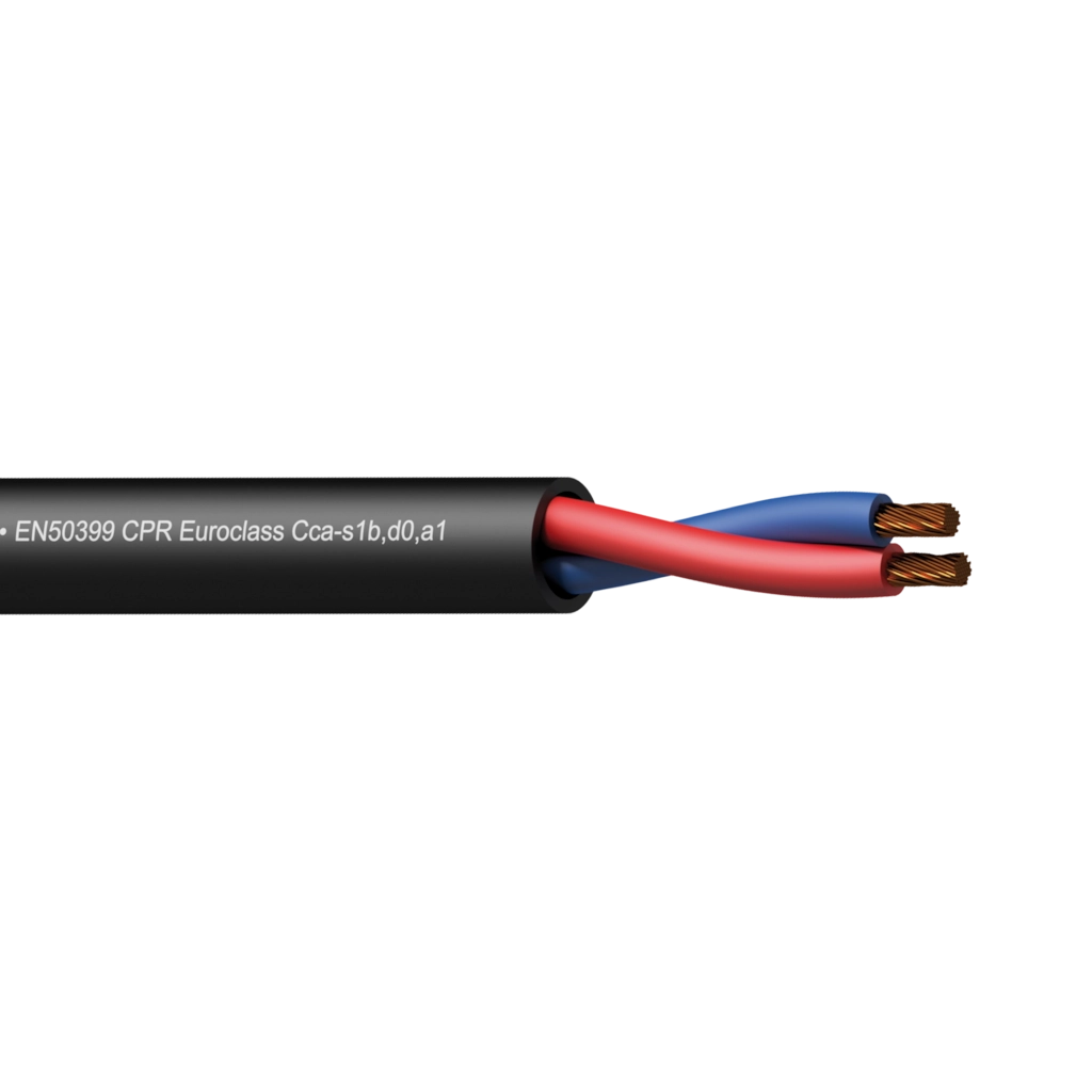 PROCAB-avit - CLS240-CCA/3 - Loudspeaker cable - 2 x 4 mm² - 11 AWG -  EN50399 CPR Euroclass Cca-s1b,d0,a1 - 300 m wooden reel