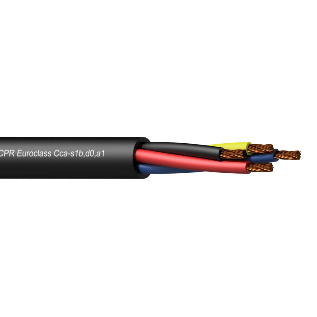 PROCAB-avit - CLS425-CCA/1 - Loudspeaker cable - 4 x 2.5 mm² - 13 AWG -  EN50399 CPR Euroclass Cca-s1b,d0,a1 - 100 m wooden reel