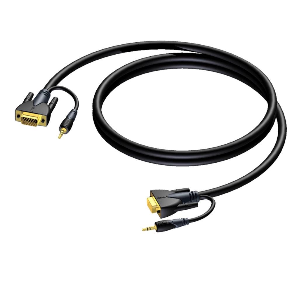 PROCAB-avit - CLV115/15 - SVGA male & 3.5 mm Jack male stereo - SVGA male & 3.5 mm Jack male stereo - 15 meter