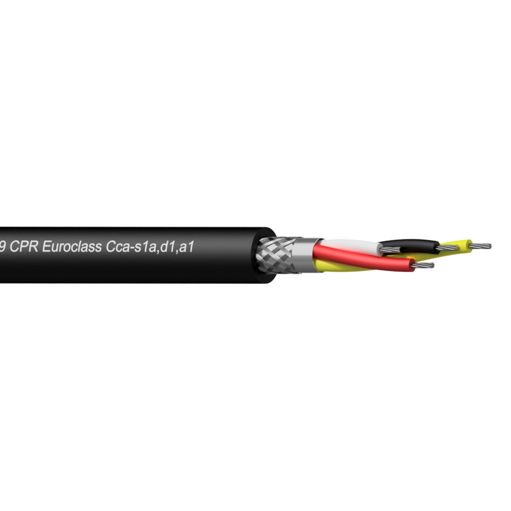 PROCAB-avit - CMX422-CCA/1 - DMX-512 cable - 4 x 0.34 mm² - 22 AWG -  EN50399 CPR Euroclass Cca-s1a,d1,a1 - 100 m wooden reel