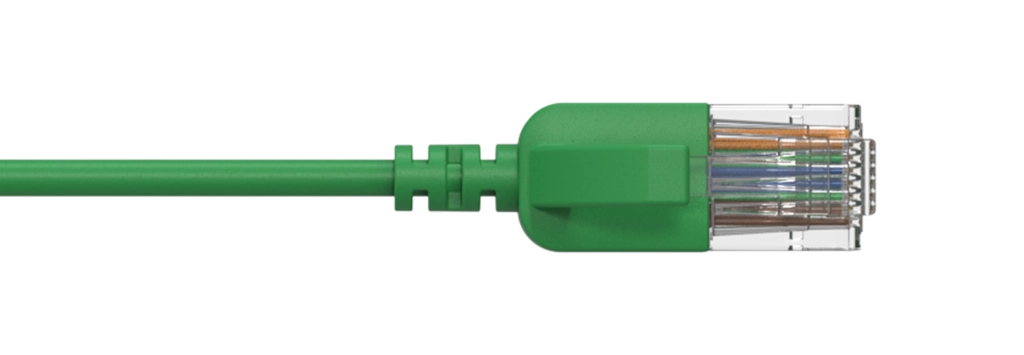 PROCAB-avit - CSD560G/1 - Slimline networking cable - CAT6A RJ45 - RJ45 U/UTP - Green version - 1 meter