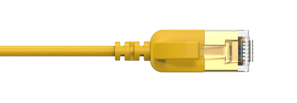 PROCAB-avit - CSD570Y/1 - Slimline networking cable - CAT7 RJ45 - RJ45 U/FTP - Yellow version - 1 meter